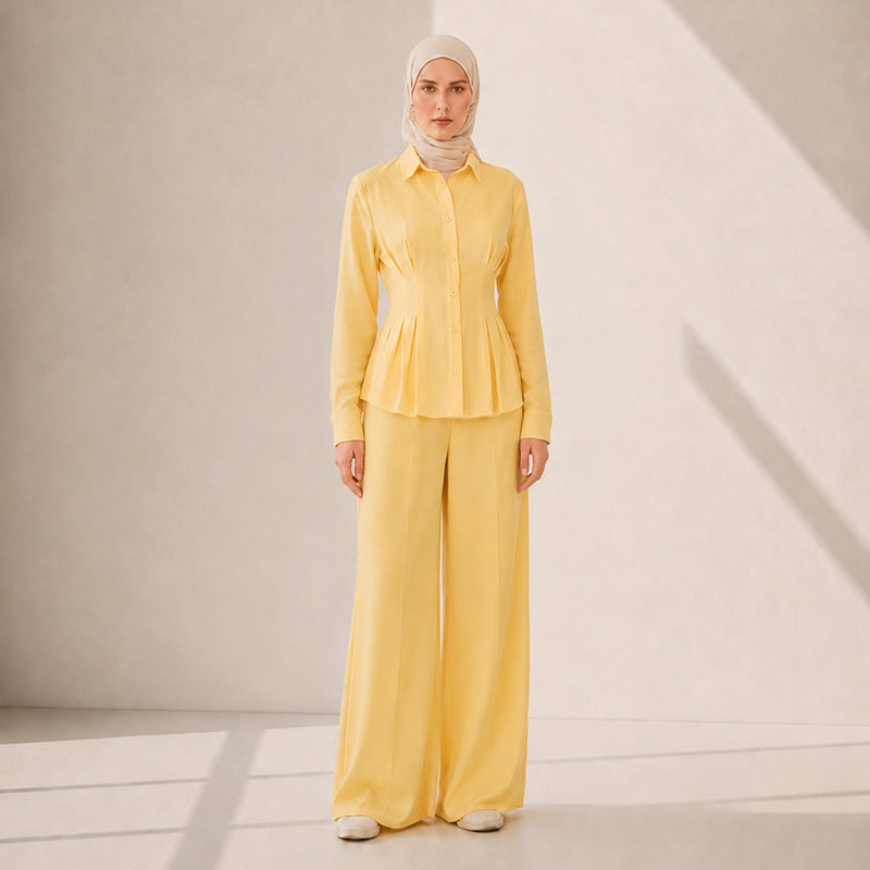 Linen Set - Butter Yellow
