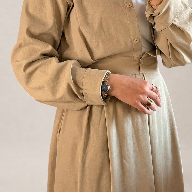 Summer Dress -Sand Beige