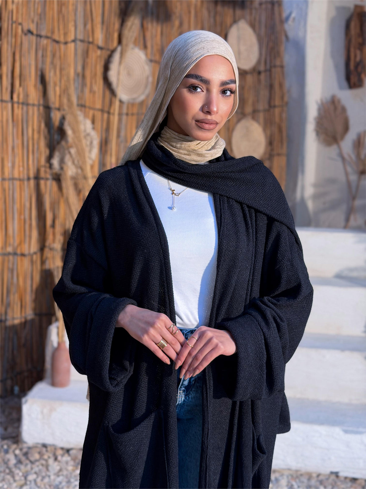 Long Wool Cardigan