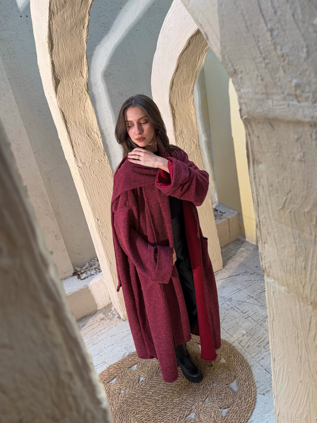 Long Wool Cardigan
