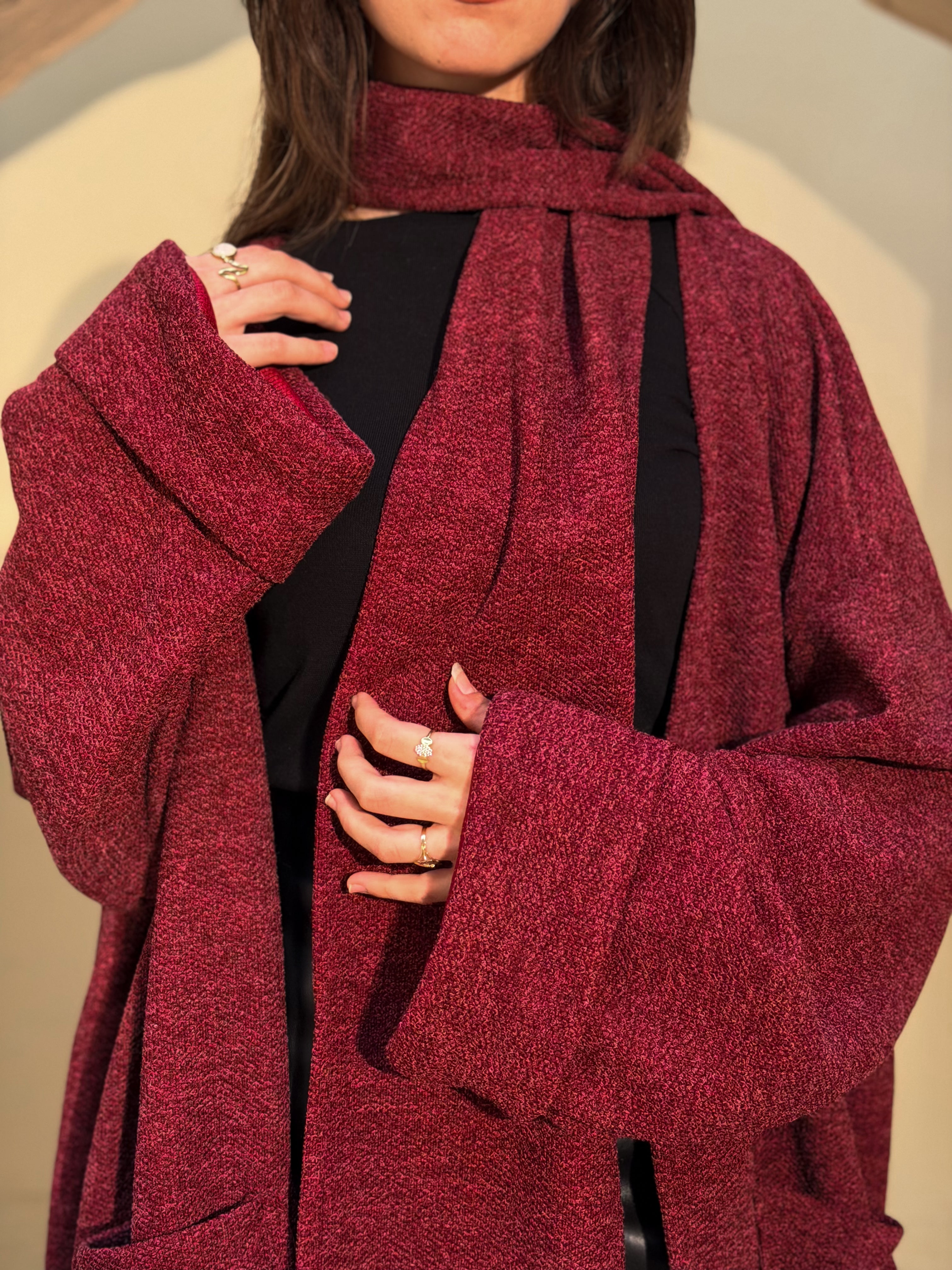 Long Wool Cardigan