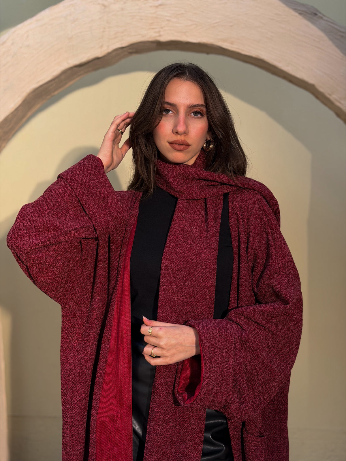 Long Wool Cardigan