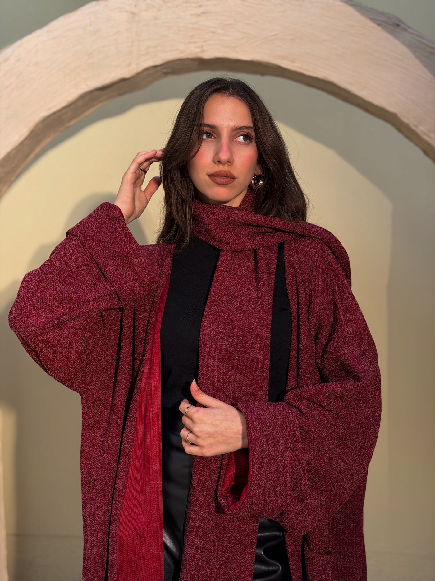Long Wool Cardigan