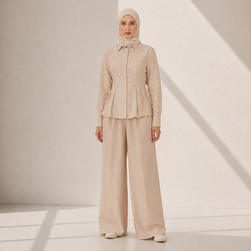 Linen Set - Beige